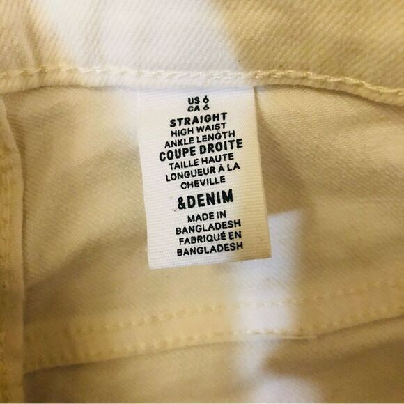 H&M &Denim white jeans - Picture 3 of 4